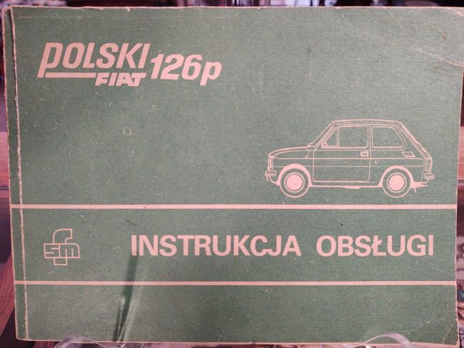 Instrukcja obsługi Polski Fiat 126 p.
