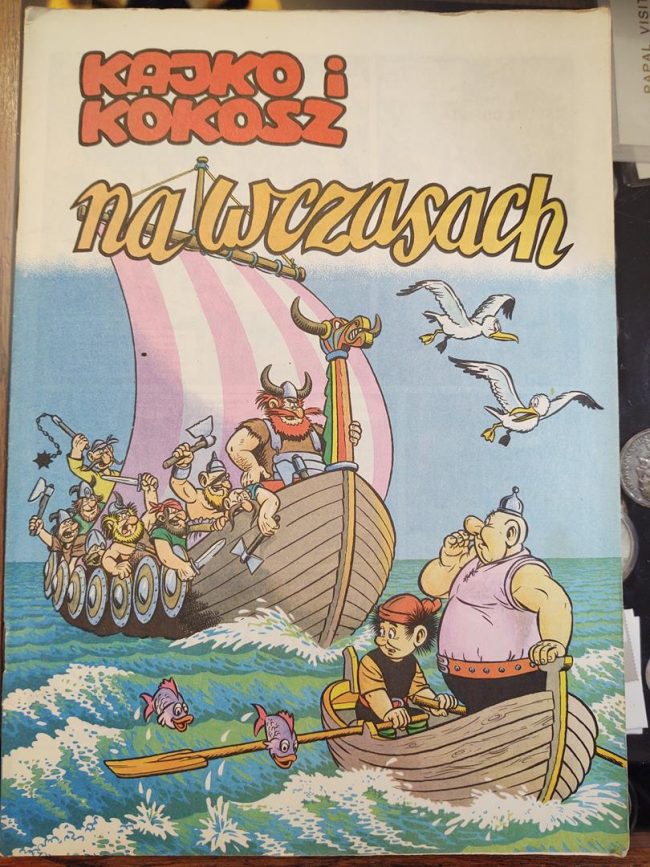 Komiks "Kajko i Kokosz - Na wczasach" Janusz Christa; 1990 r.