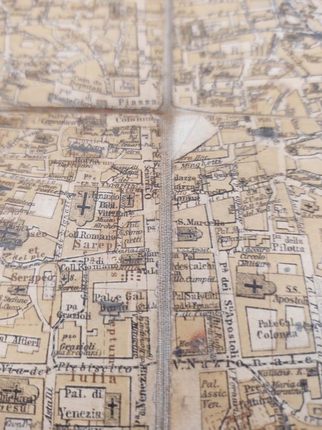Stary plan miasta Rzym