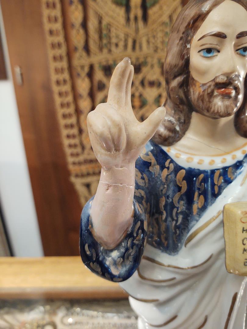 Figurka porcelanowa Jezusa Chrystusa - ROCERAM