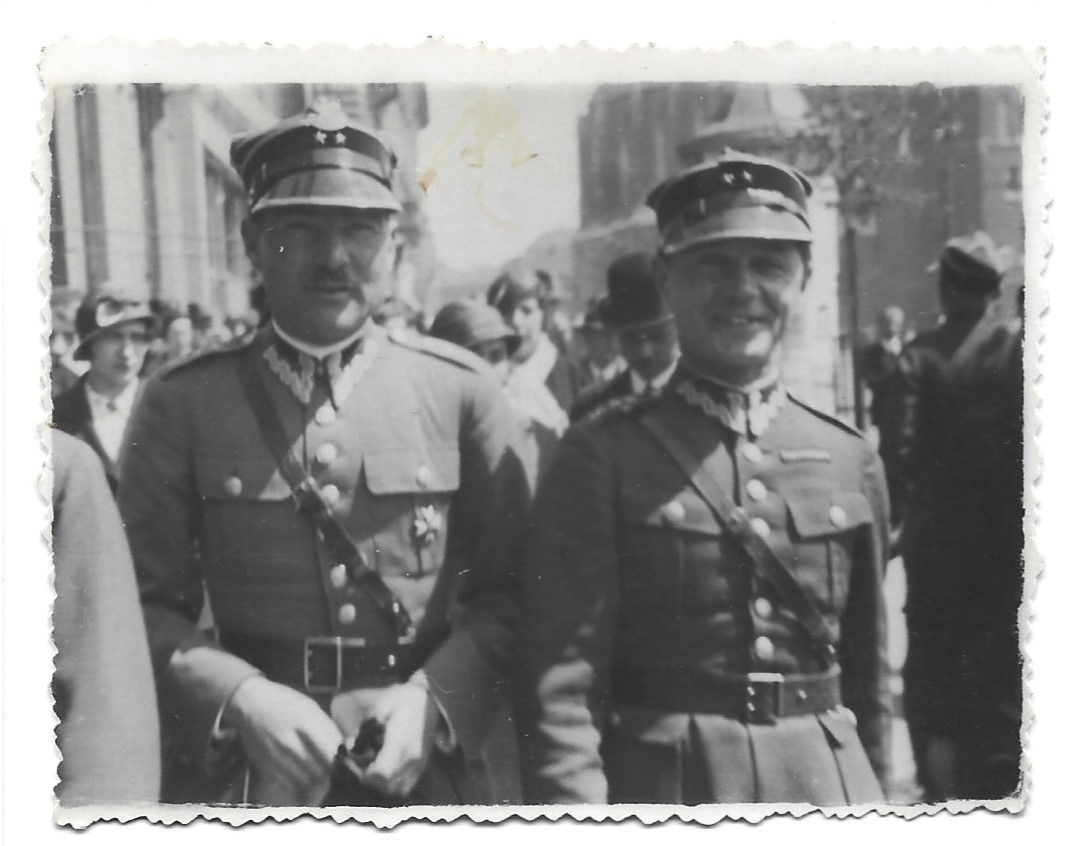Zdjęcie - oficerowie wojska polskiego, II RP