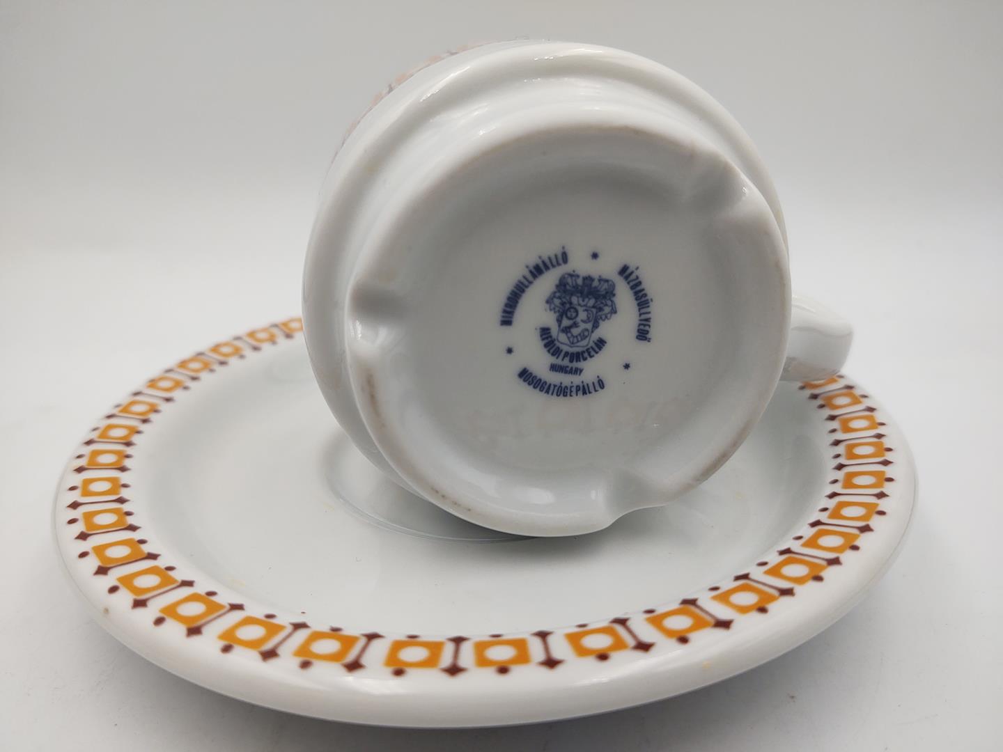 Filiżanka porcelanowa - Alfoldi Porcelan, Hungary - Węgry