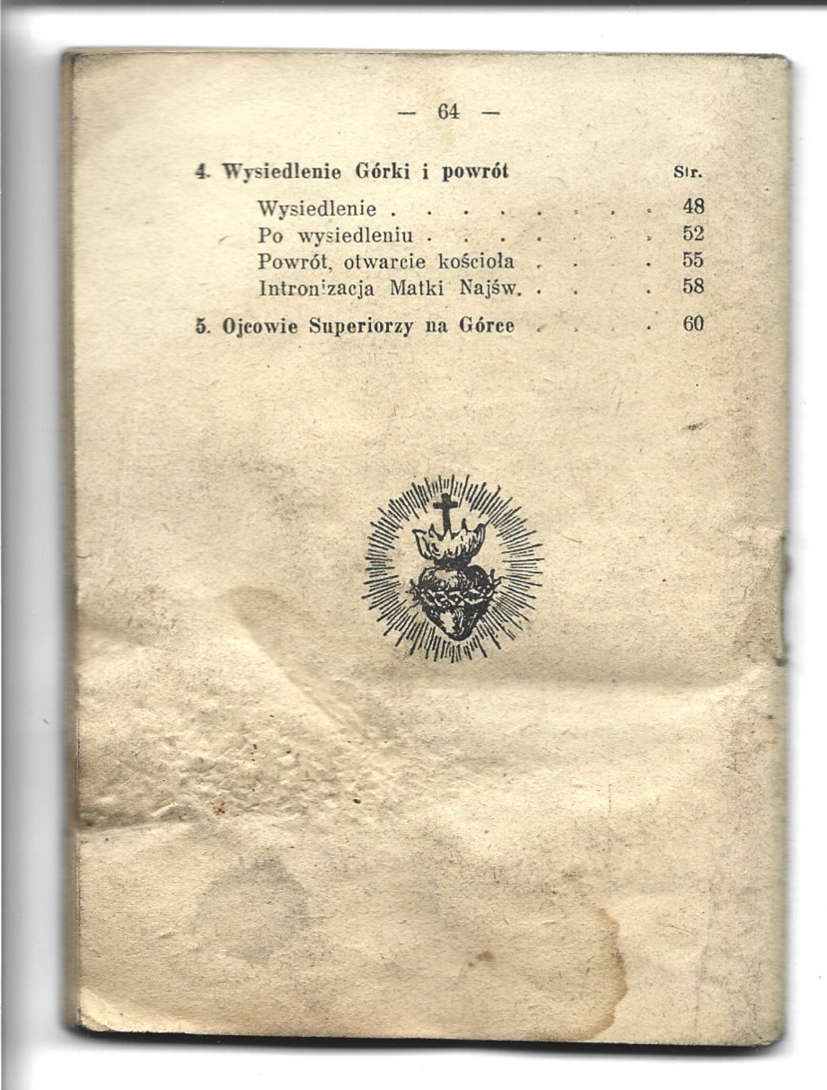 Książeczka "Kościół i Klasztor Księży Jezuitów w Zakopanem na Górce" ks. Jan Rusinowicz, 1946 r.