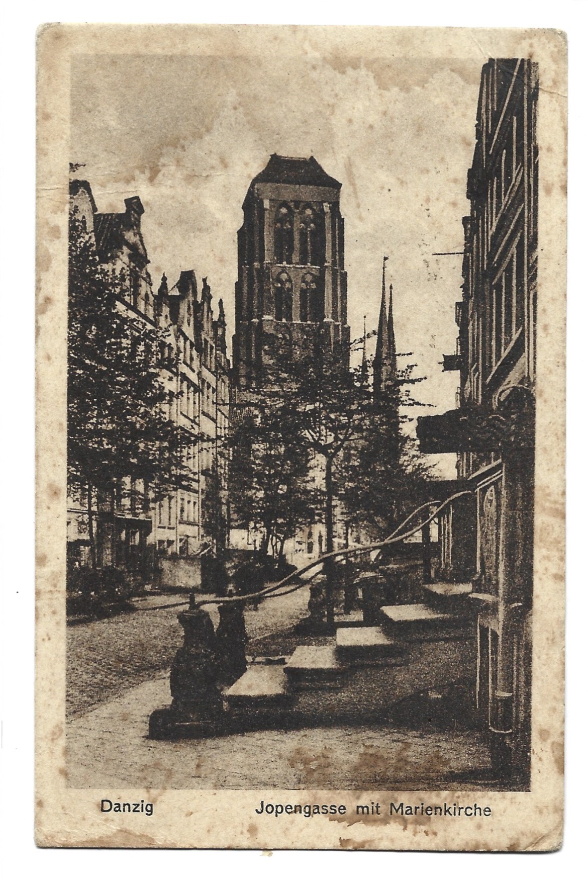 Pocztówka Danzig - Gdańsk, ok. 1920 r.