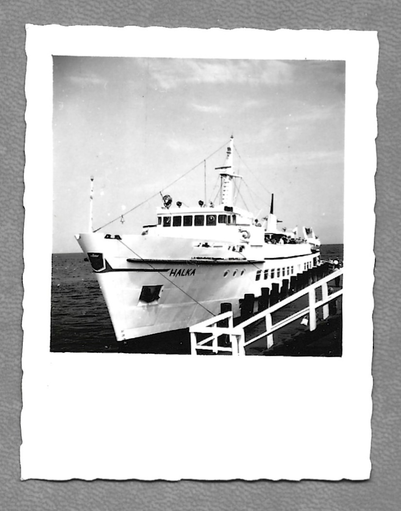 Zdjęcie - statek Halka, Sopot, 1967 r.