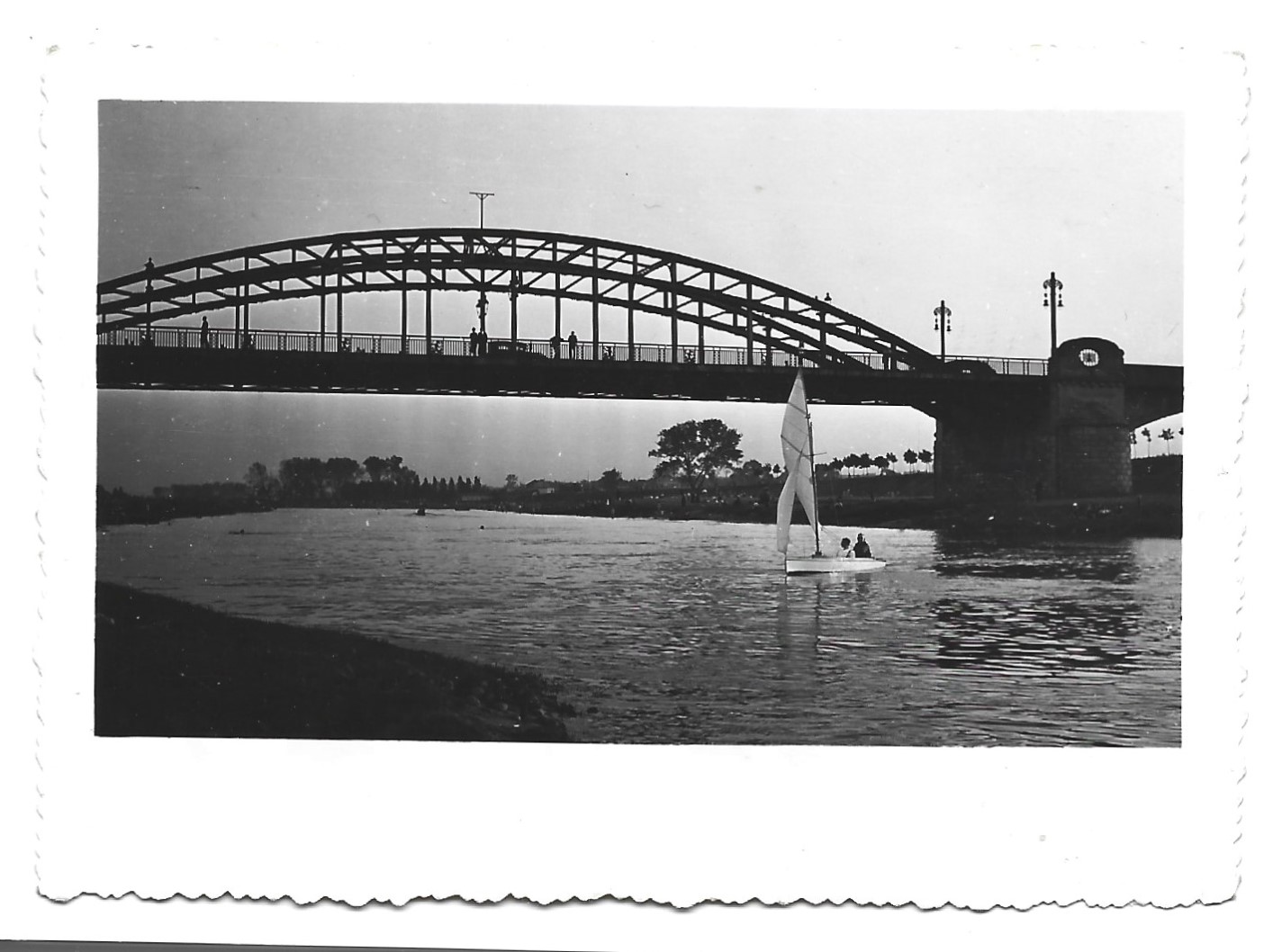 Zdjęcie - most w Poznaniu, 1936r.