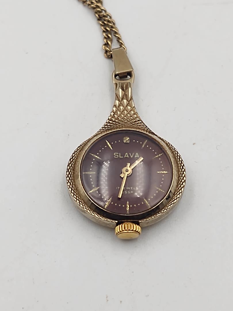 Zegarek SLAVA 17 jewels -zawieszka