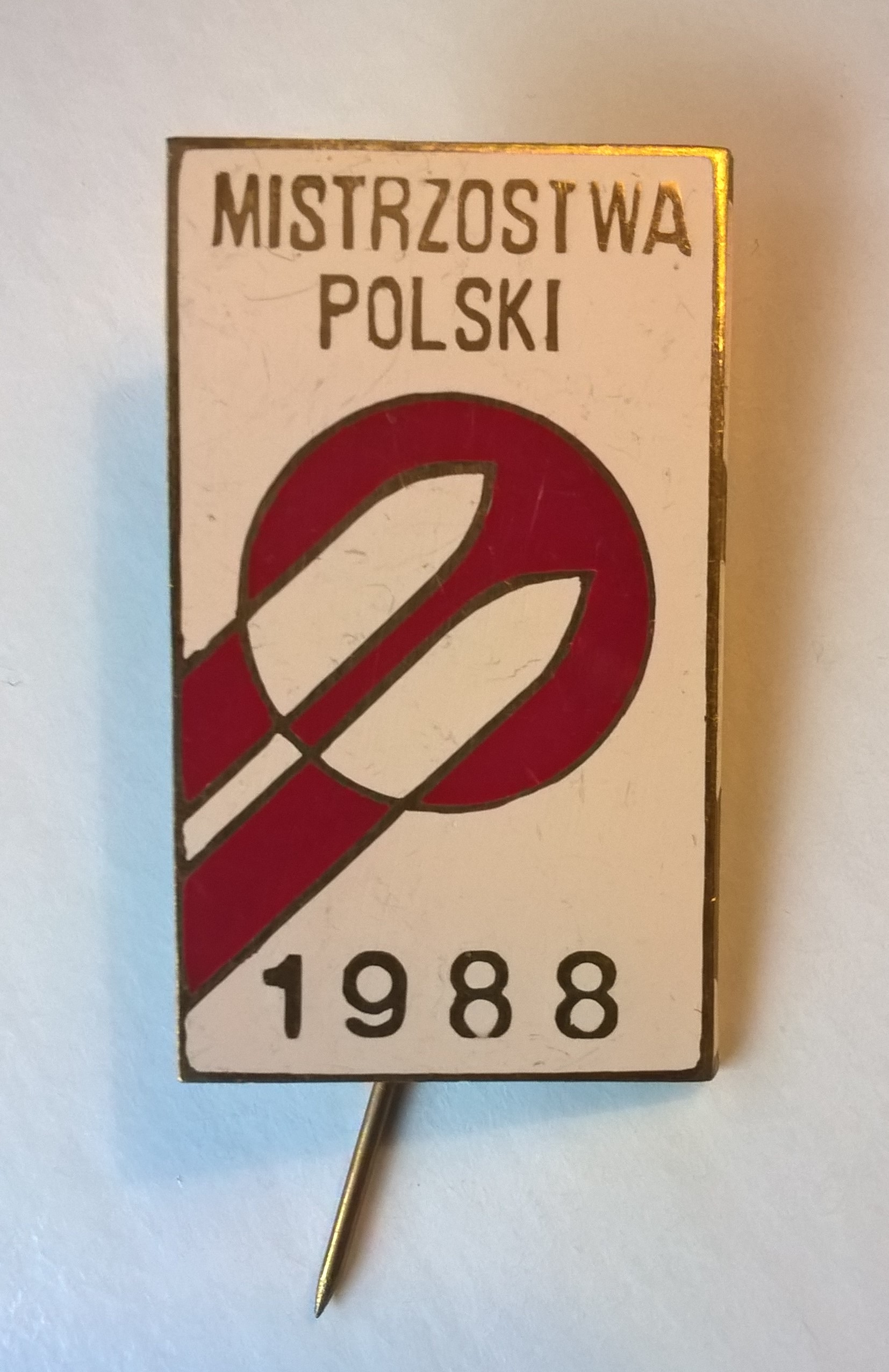 Odznaka - Mistrzostwa Polski 1988