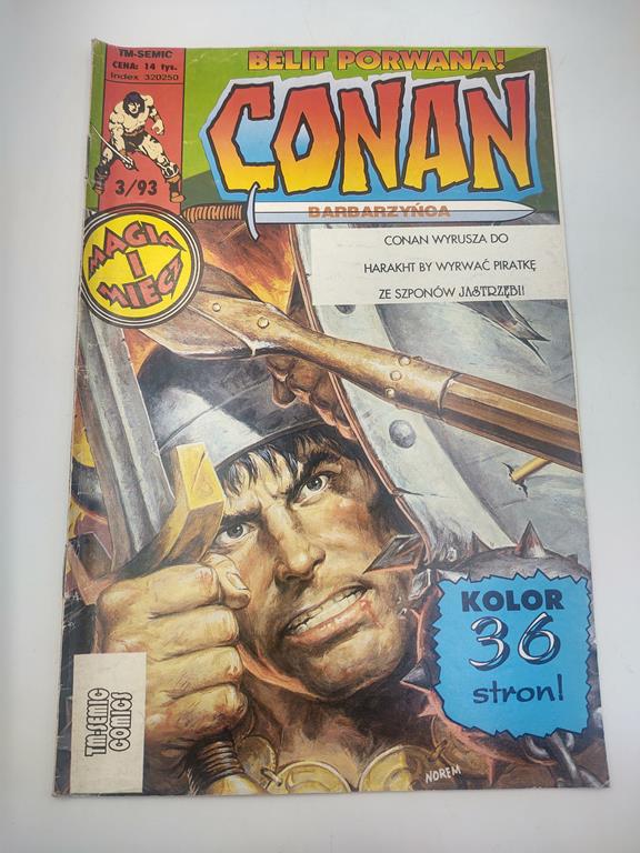 Komiks “Conan Barbarzyńca”, nr 3/93