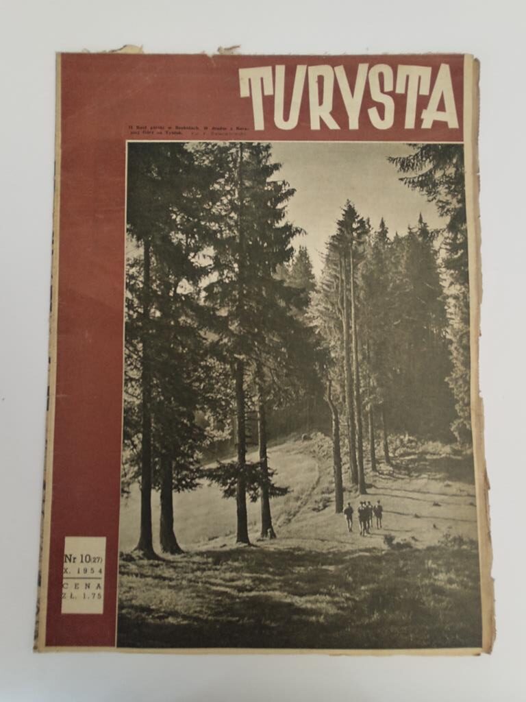 Czasopismo “Turysta” – 1954 r., nr 10