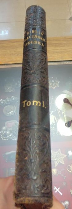 Biblia łacińsko-polska, Tom I - Wilno, 1895 r.