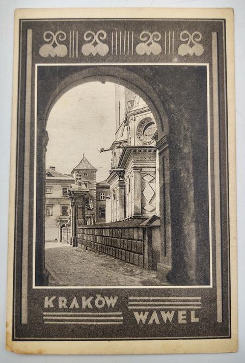 Pocztówka: Kraków-Wawel - okres międzywojenny