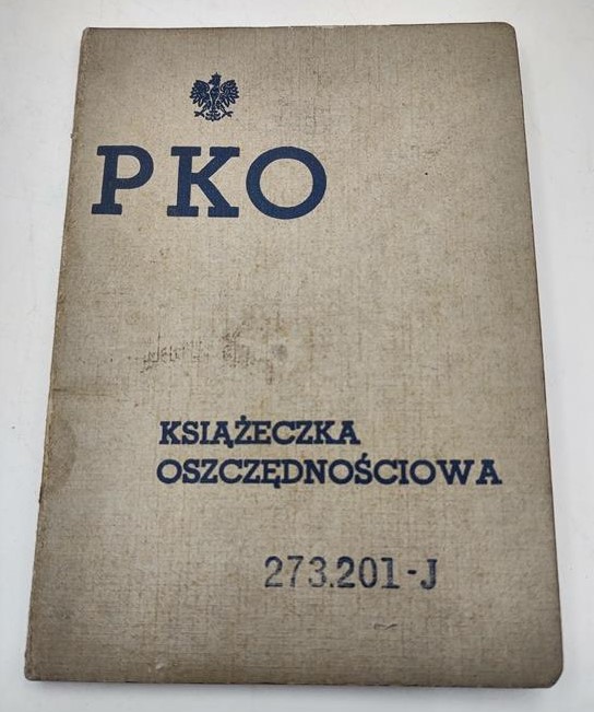 Książeczka oszczędnościowa PKO - Cieszyn, 1933 r.