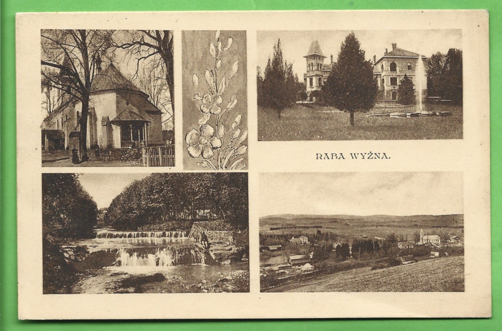 Pocztówka - Raba Wyżna, 1928 r.