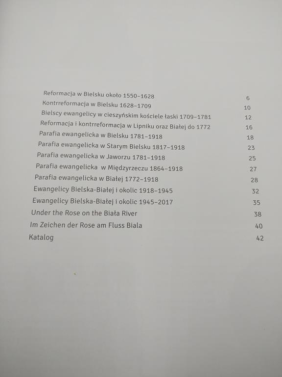 Książka "Pod znakiem Róży nad Białą - 500 lat Reformacji, 1517-2017" - z księgozbioru Jerzego Polaka