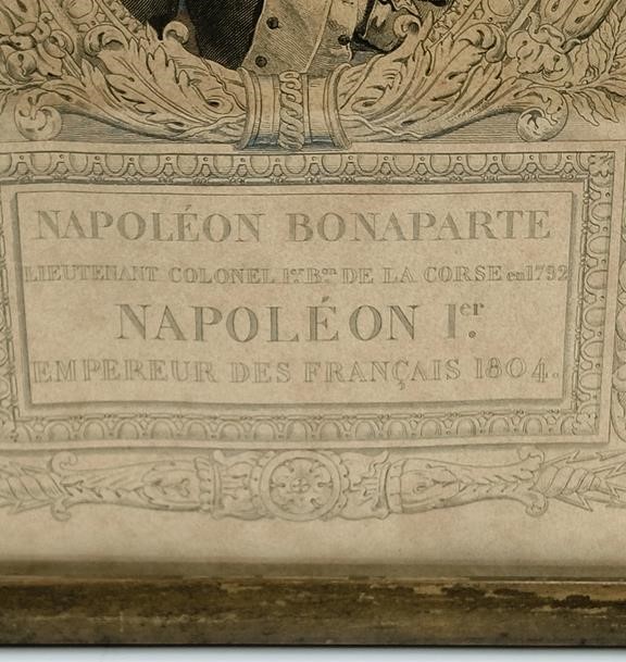 Stara grafika - Napoleon Bonaparte