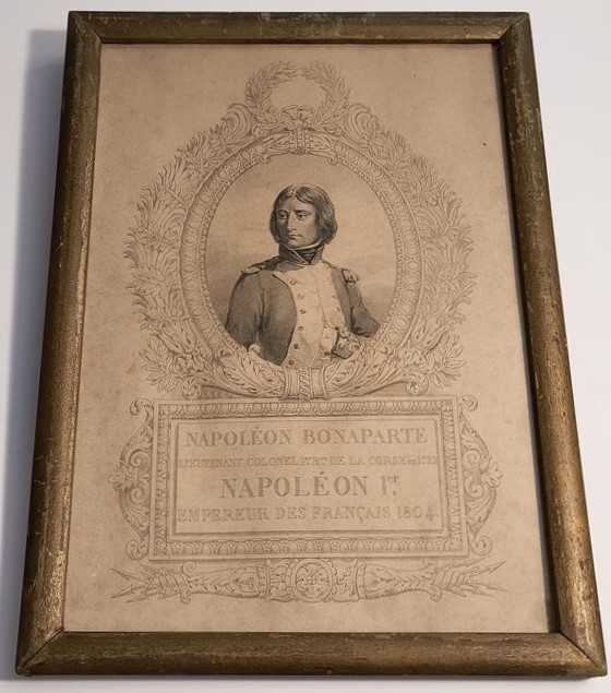 Stara grafika - Napoleon Bonaparte