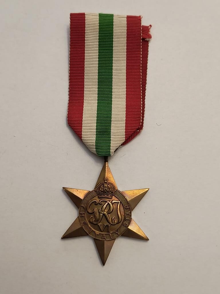 Medal "The Italy Star. GRJ VI" - Gwiazda Italii