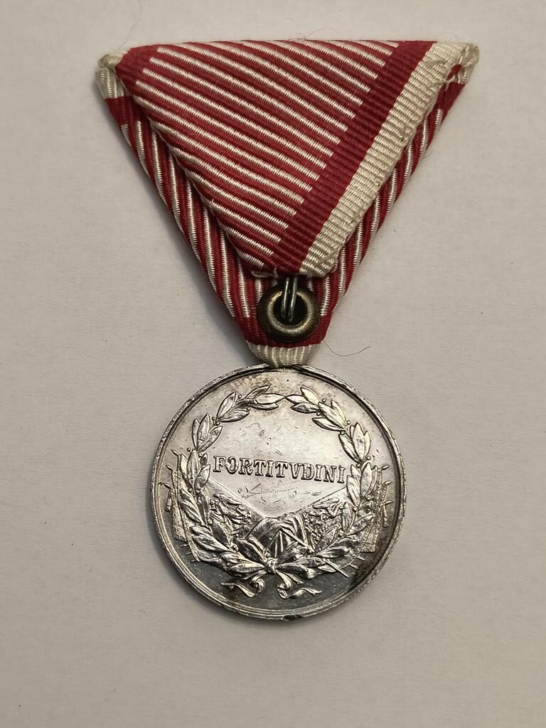 Medal Za Zasługi (FORTITUDINI) - Karol I, 1916-1918; Austro-Węgry