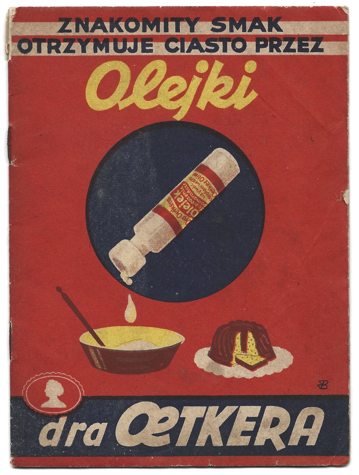 Książeczka z przepisami kulinarnymi - Olejki dra Oetkera