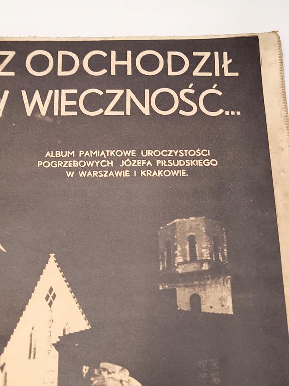 Album pamiątkowy - uroczystości pogrzebowe Józefa Piłsudskiego w Warszawie i Krakowie [1935 r.]