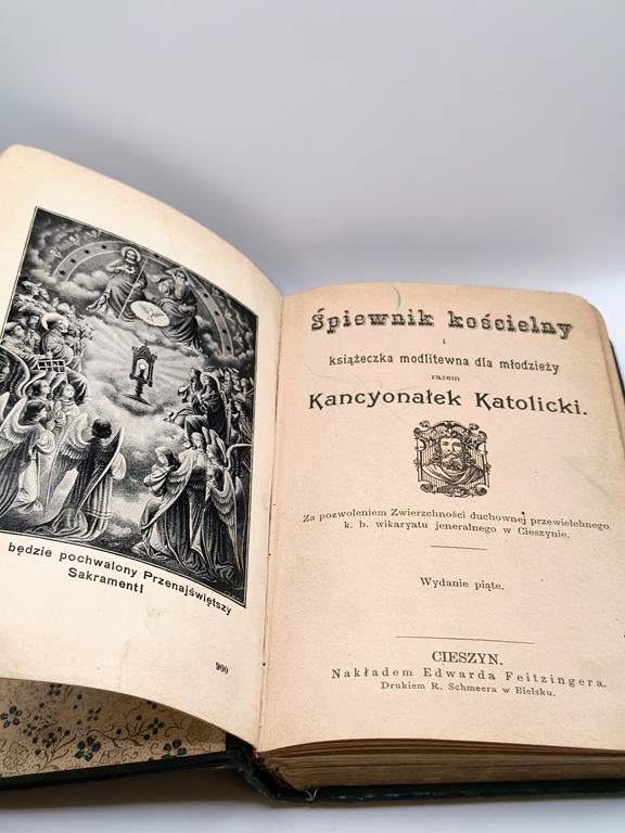 "Kancyonałek katolicki - Śpiewnik kościelny i książeczka modlitewna dla młodzieży