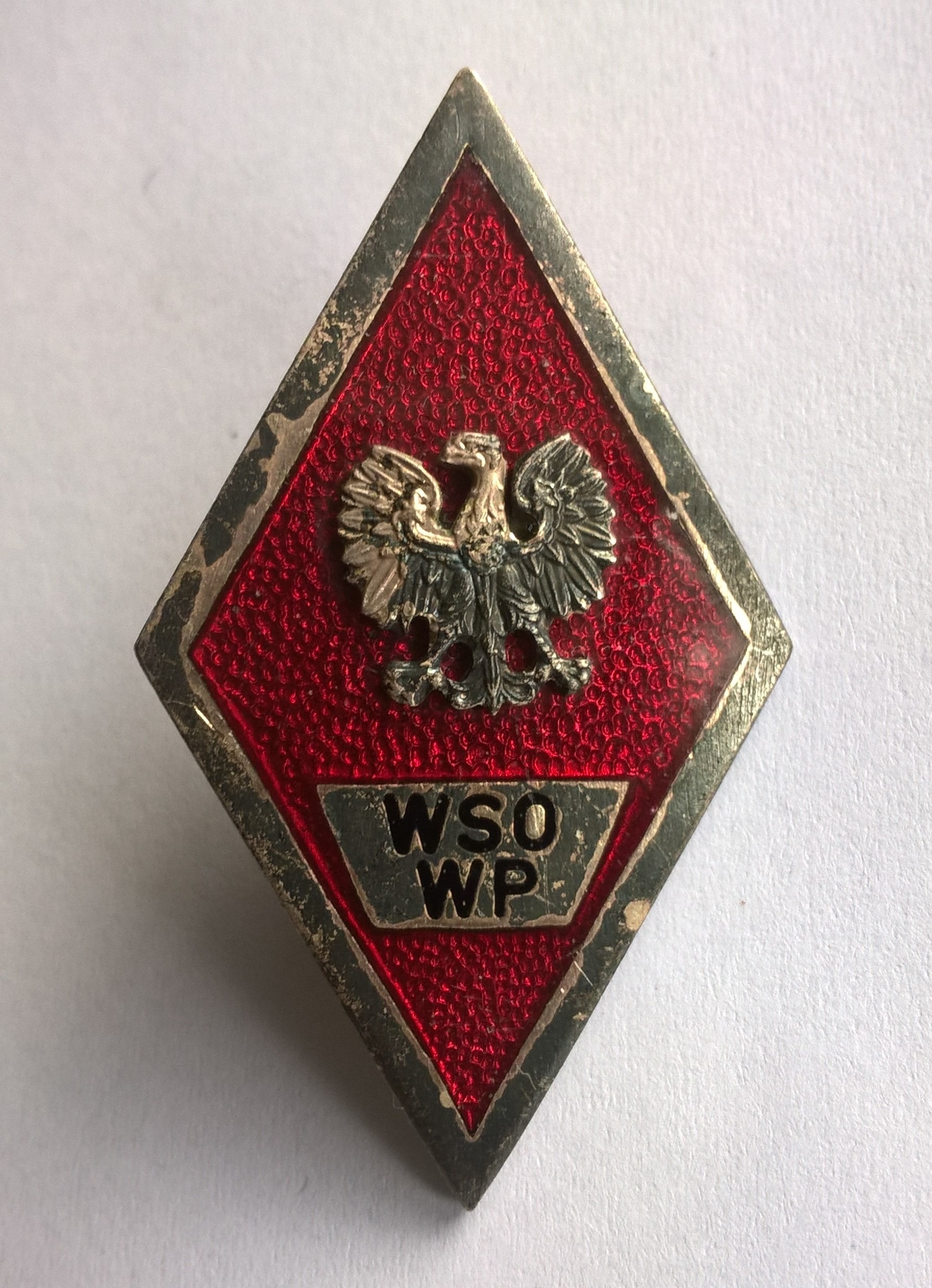 Odznaka PRL – WSO WP – Wyższa Szkoła Oficerska Wojsk Pancernych