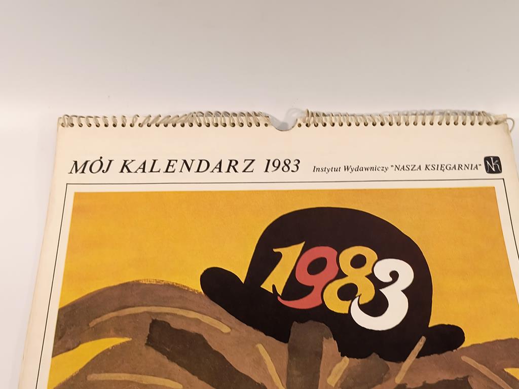 Kalendarz z wierszami "Mój kalendarz 1983"