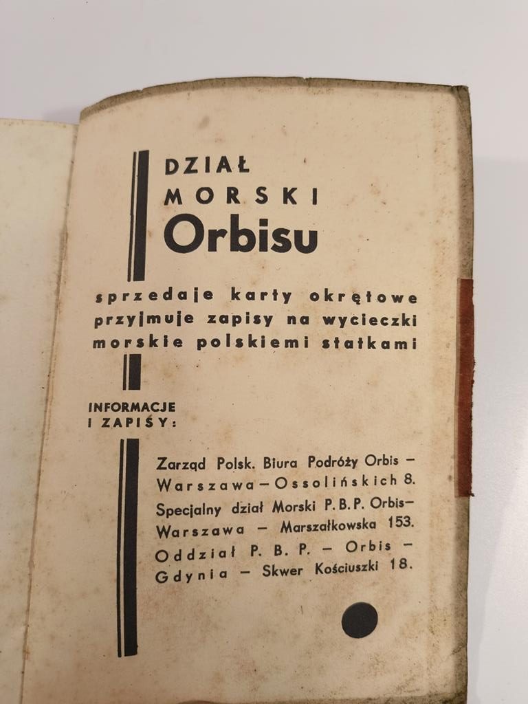 Przewodnik "Gdynia, Wybrzeże i Kaszuby", 1935 r., II RP