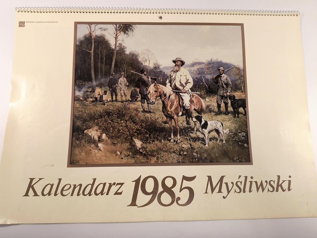 Kalendarz myśliwski na rok 1985