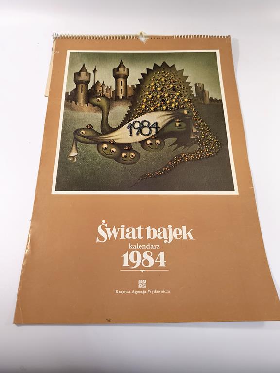 Kalendarz na rok 1984 - Świat bajek