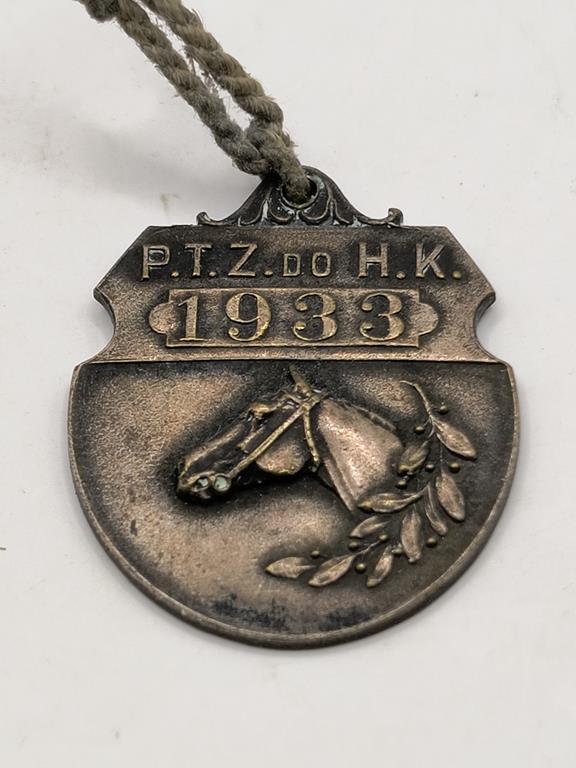 Odznaka, medal - Polskie Towarzystwo Zachęty do Hodowli Koni w Polsce, 1933 r.