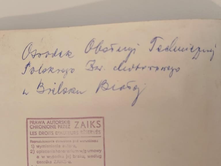 Zdjęcie - "... Obsługi Technicznej Polskiego Zw. Motorowego w Bielsku Białej" 1966 r.