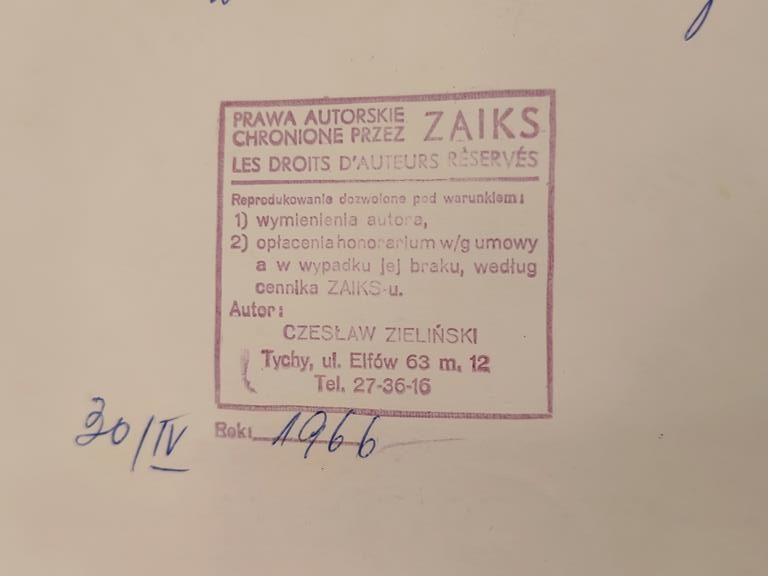 Zdjęcie - "... Obsługi Technicznej Polskiego Zw. Motorowego w Bielsku Białej" 1966 r.