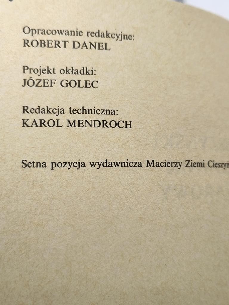 Książka "Cieszyński słownik gwarowy" Józef Golec, 1991 r.