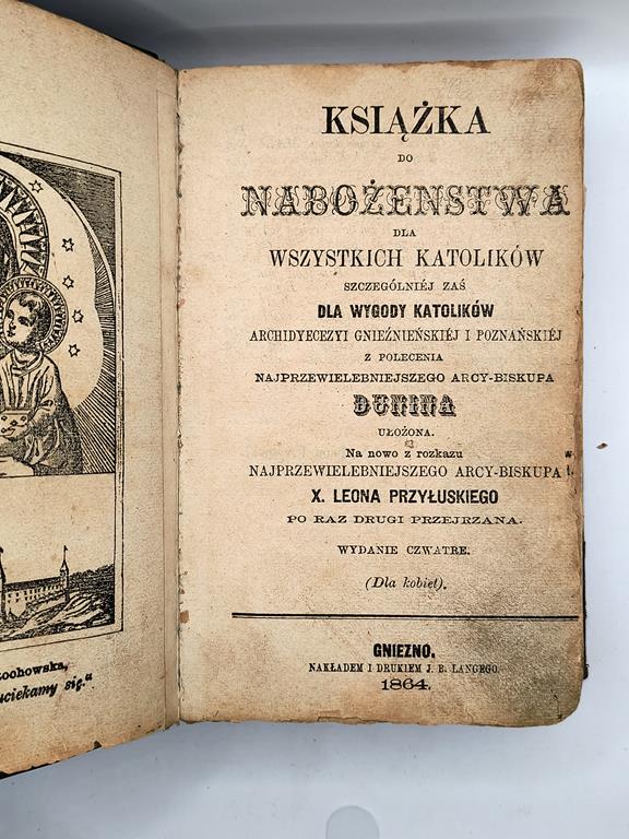 "Książka do nabożeństwa dla wszystkich katolików ...", 1864 r.