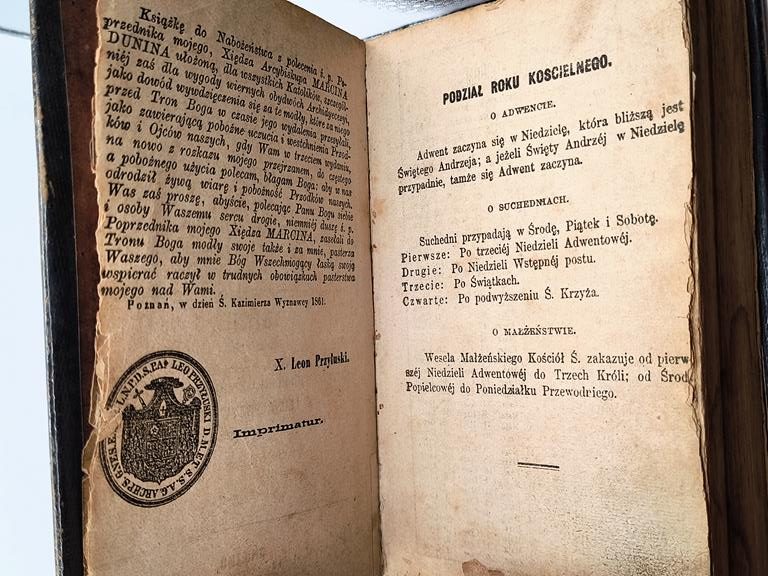 "Książka do nabożeństwa dla wszystkich katolików ...", 1864 r.