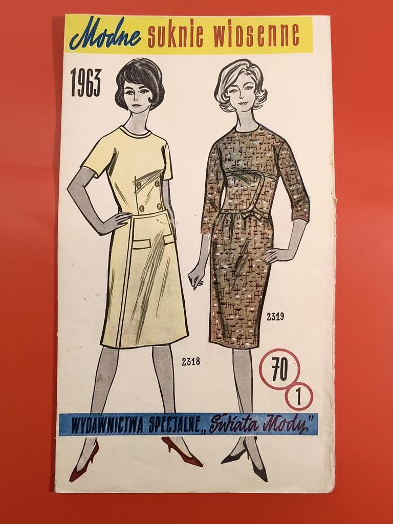 Katalog Świata Mody – Modne suknie wiosenne, 1963