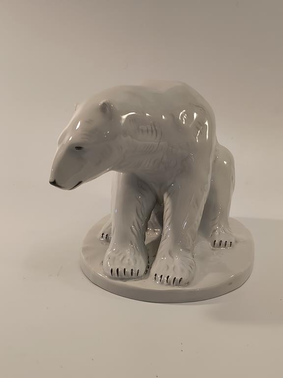 Figurka porcelanowa 'Niedźwiedź polarny' - Bogucice