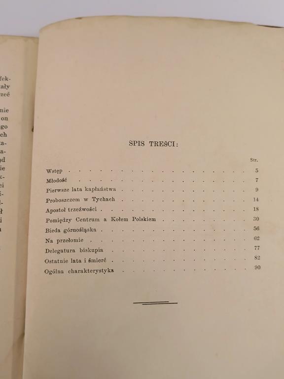 Książka "Ks. Jan Kapica - życiorys, a zarazem fragment z historji Górnego Śląska" Ks. Emil Szramek, 1931 r.