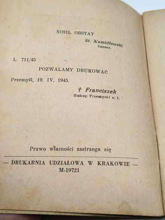 Książeczka modlitewna "Przy Sercu Matki", 1945 r.