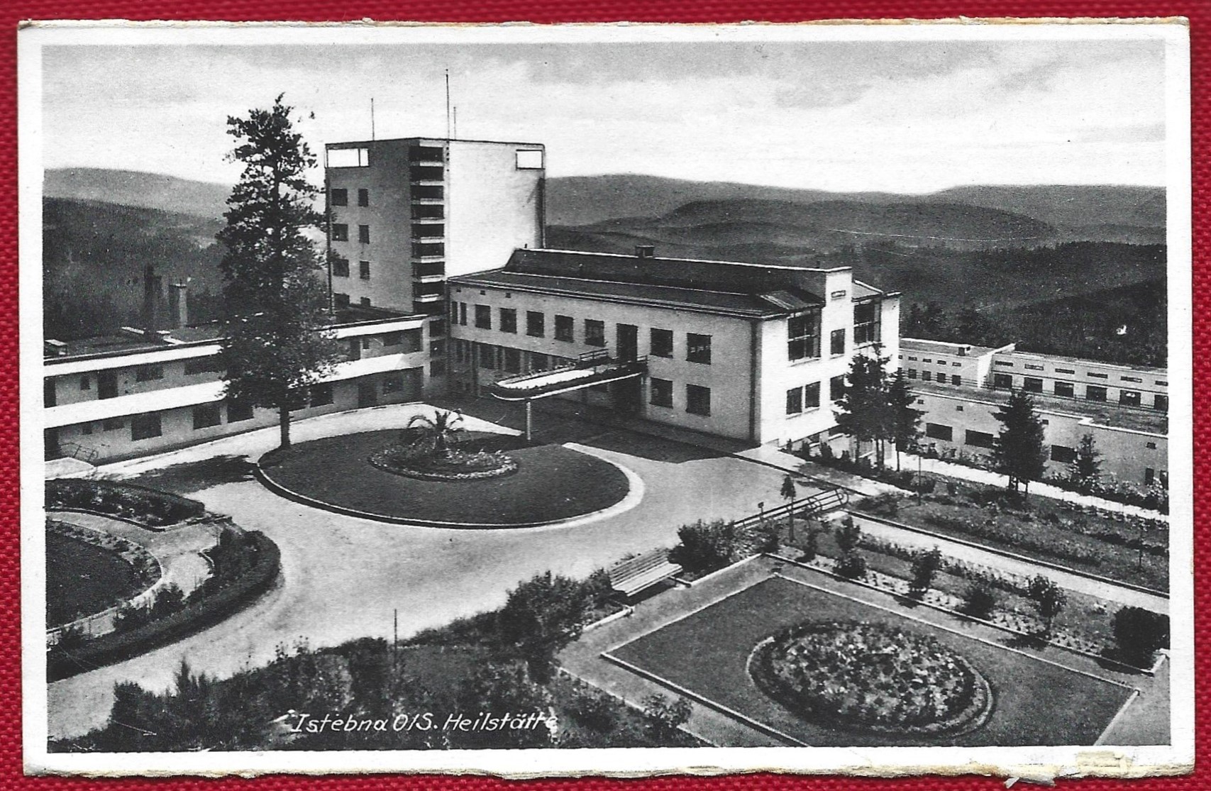 Pocztówka – Istebna O/S. Heilstatte – Istebna. Sanatorium, 1942 r.