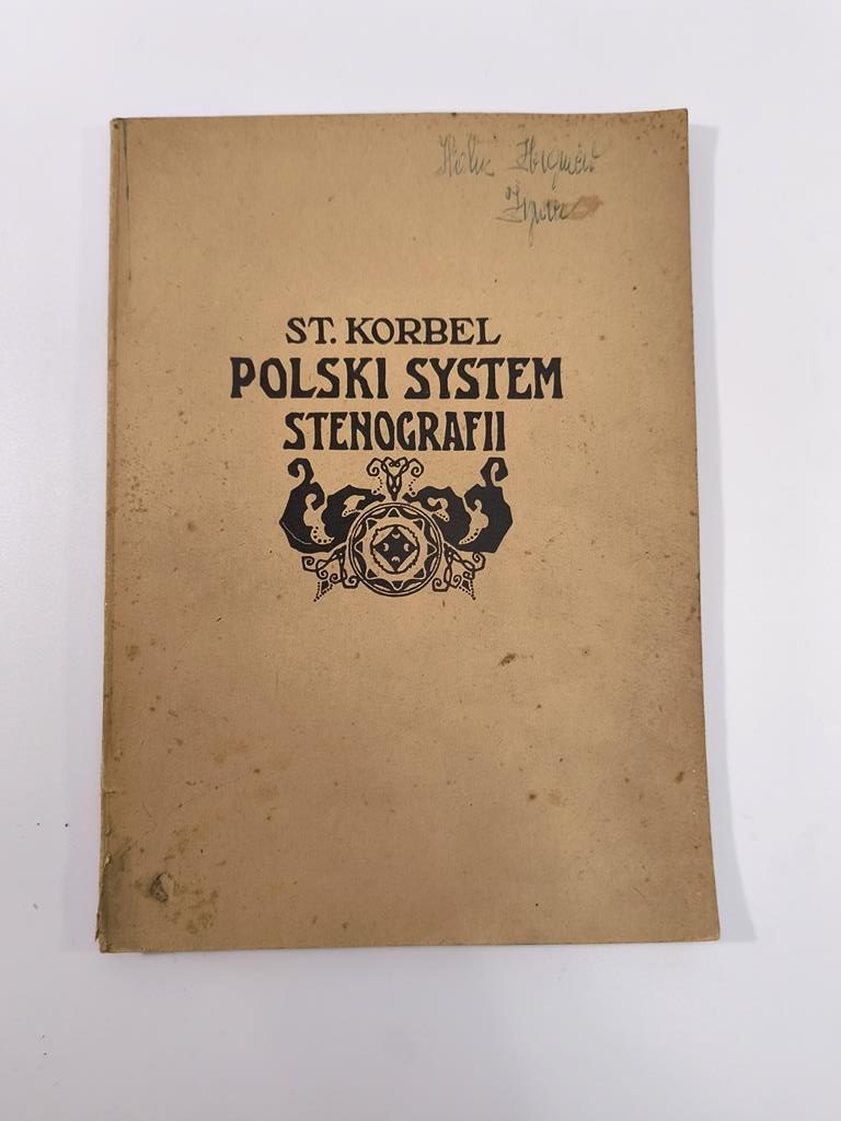 Książka "Polski system stenografii" Stanisław Korbel, 1949 r.