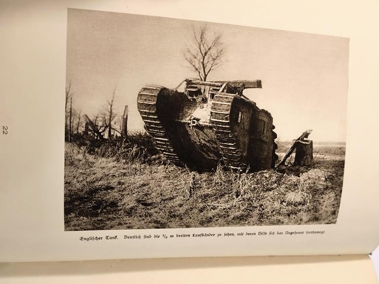 Książka "Der Weltkrieg im Bild" - Wojna światowa na zdjęciach, 1926 r.