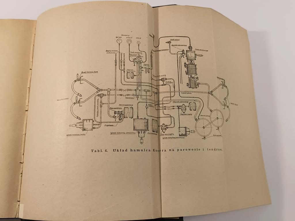 Książka "Podręcznik dla maszynisty parowozowego" mgr inż. Teobald Neumann, 1951 r.