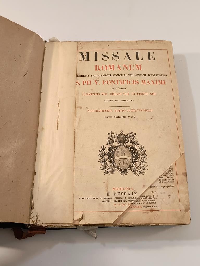 Mszał Rzymski, 1898 r. - Missale Romanum