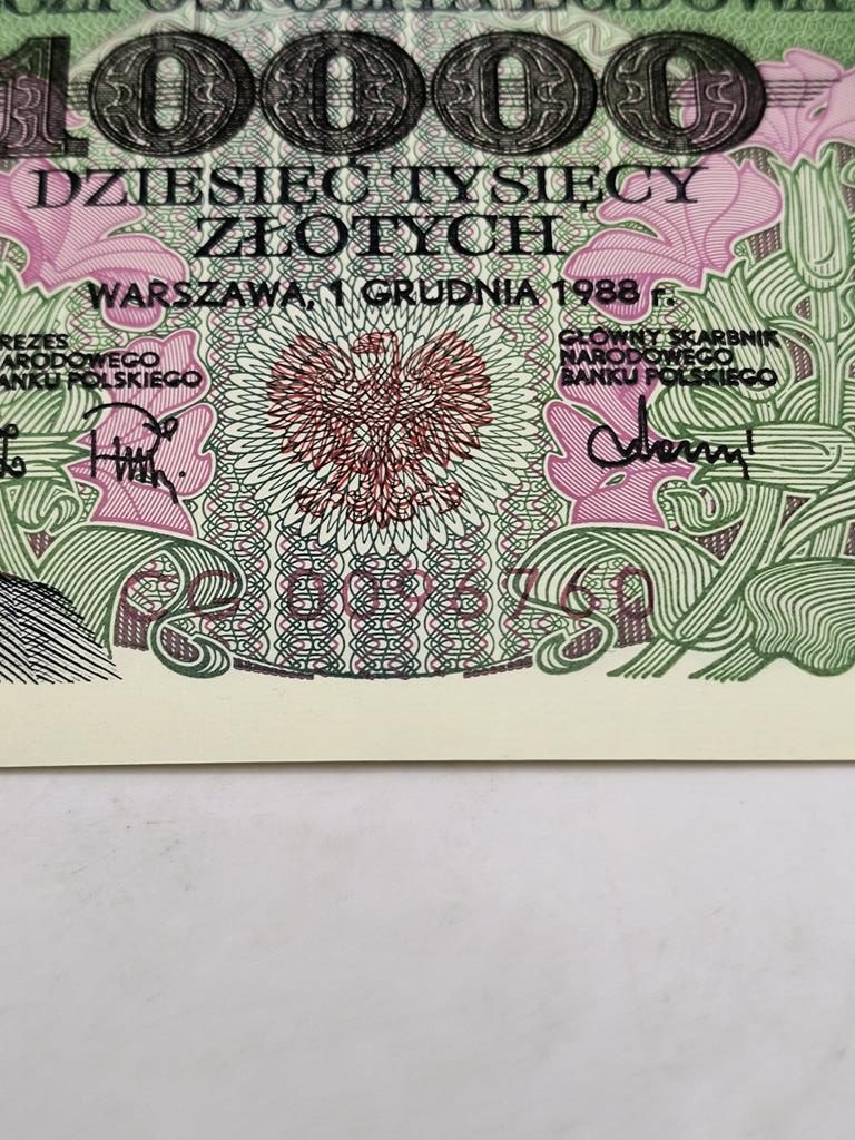 Banknot PRL, 1988 r. – 10 000 zł, Stanisław Wyspiański