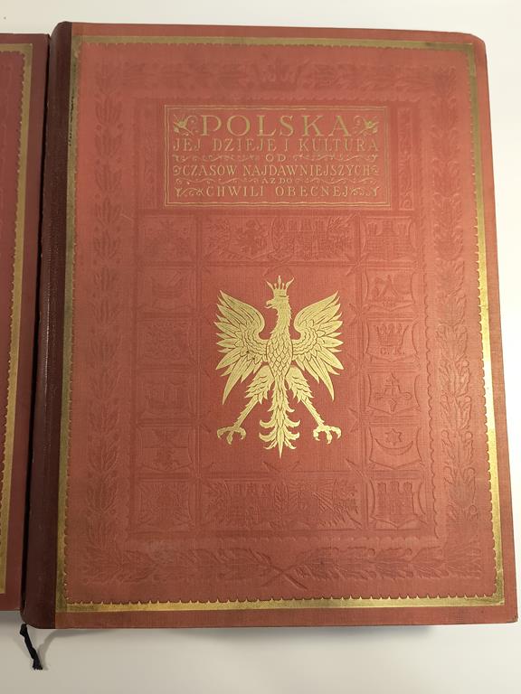 Książka "POLSKA - jej dzieje i kultura. Od czasów najdawniejszych do chwili obecnej" - komplet, 3 tomy; 1927r.