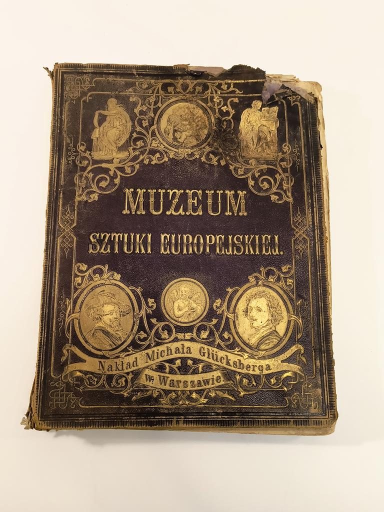 Książka "Muzeum sztuki europejskiej", 1874 r.