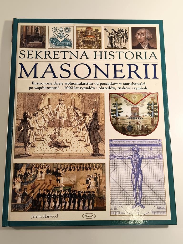 Książka "Sekretna historia masonerii" Jeremy Harwood, 2007 r.